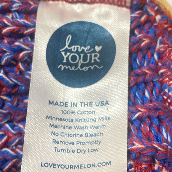 NBA LA Clippers “Love ❤️ Your Melon” Chunky Knit Beanie Cap Hat OS Team Colors - Picture 4 of 8